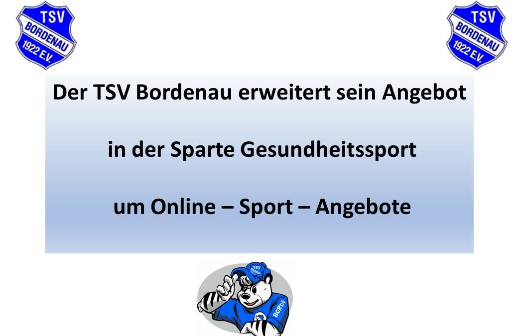TSV erweitert Angebot im Bereich Gesundheitssport/Fitness um Online-Sport